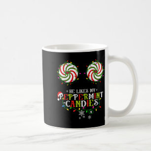 Hij vindt mijn pepermunt snoepjes leuk, ik vind zi koffiemok