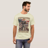 Hij vocht voor je vrijheid — Pro-Union T-Shirt (Voorkant volledig)