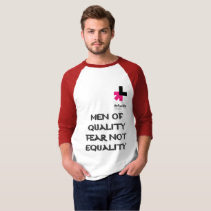 HIJ VOOR HAAR, MANNEN VAN KWALITEIT 1 T-SHIRT