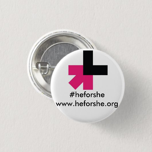 Hij voor haar Pins Ronde Button 3,2 Cm (Voorkant /achterkant)