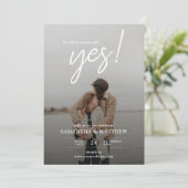 Hij vroeg en ze zei ja: Fotowedstrijd Kaart (Staand voorkant)