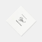 Hij vroeg haar ja te zeggen verloving eenvoudig mi servet (Hoek)