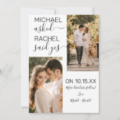 Hij vroeg haar om een simpel wit Verloving Anno Aankondiging (Voorkant)