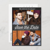 Hij vroeg het, en ze zei ja! Het Briefkaart Datum (Voorkant / Achterkant)