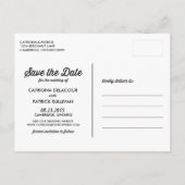 Hij vroeg het, en ze zei ja! Het Briefkaart Datum (Achterkant)