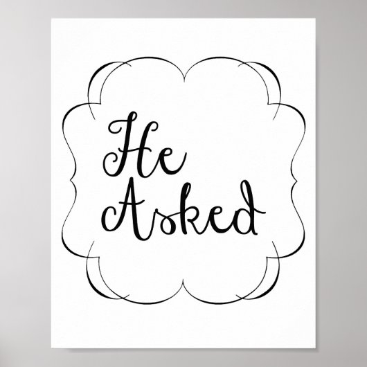 Hij vroeg... poster (Voorkant)