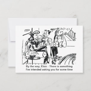 Hij Vroeg Ten huwelijk, Grappig Save The Date