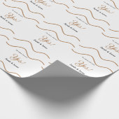 Hij vroeg ze zei ja bruiloft eenvoudig minimaal cadeaupapier (Hoek)