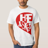 HIJ VROEG ZE ZEI JA set x 2 T-shirt (Voorkant)