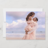 Hij Vroeg Zij Zei Ja Foto Verlovingsaankondiging Kaart (Achterkant)