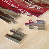 Hij vult de Hongaren Legpuzzel (Zijkant)
