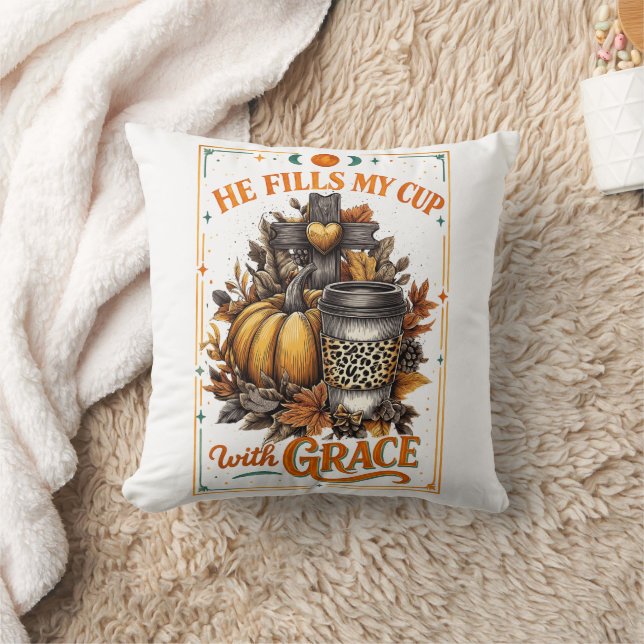 Hij vult mijn beker... kussen (Deken)