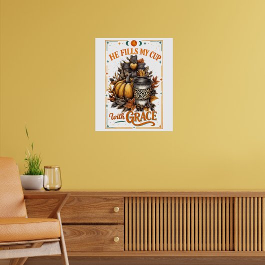 Hij vult mijn beker... poster (Woonkamer 2)