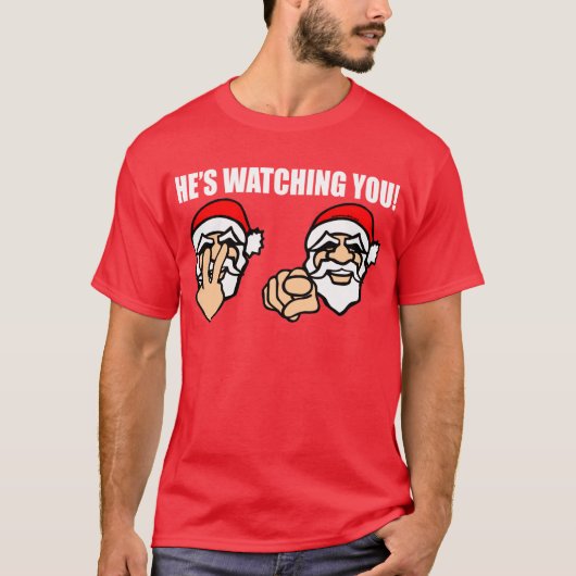 HIJ WACHT JE! T-SHIRT (Voorkant)