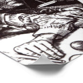 Hij was zijn naam volledig vergeten" poster (Hoek)