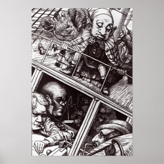 Hij was zijn naam volledig vergeten" poster (Voorkant)