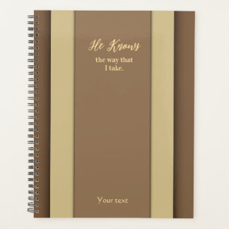 Hij weet hoe ik Brown planner neem