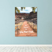 Hij weet hoe ik het neem canvas afdruk (Insitu (Houten vloer))