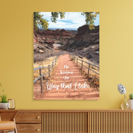 Hij weet hoe ik het neem canvas afdruk (Insitu (Woonkamer))