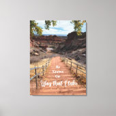 Hij weet hoe ik het neem canvas afdruk (Voorkant)