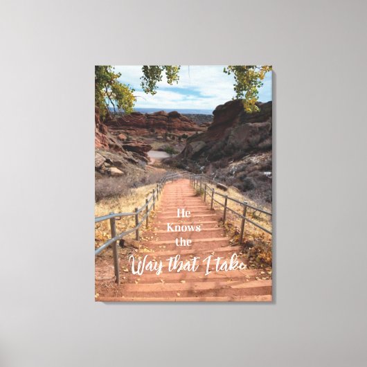 Hij weet hoe ik het neem canvas afdruk (Voorkant)