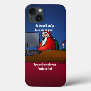 Hij weet of je een slechte grappige kerstman bent  iPhone 13 hoesje
