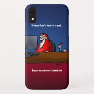 Hij weet of je slechte grappige kerstman bent gewe Case-Mate iPhone case