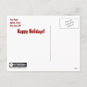 Hij weet of je slechte Santa Briefkaarten bent gew (Achterkant)