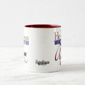 Hij weet wat er aan de hand is: Vraag het hem. mok (Center)