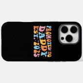 Hij werd gepromoveerd tot Daddy Est. 2025 III Case-Mate iPhone Case (Achterkant (horizontaal))