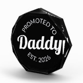 Hij werd gepromoveerd tot Daddy Est. 2026 I Fotoblokken (Rechts)