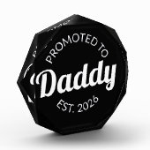 Hij werd gepromoveerd tot Daddy Est. 2026 I Fotoblokken (Links)