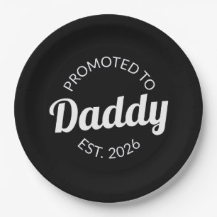 Hij werd gepromoveerd tot Daddy Est. 2026 I Papieren Bordje