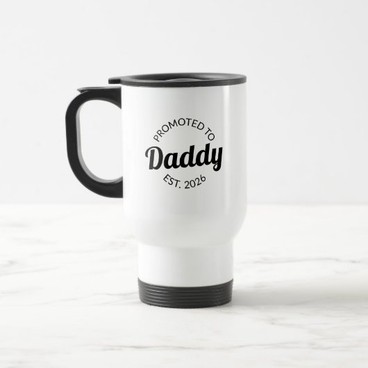 Hij werd gepromoveerd tot Daddy Est. 2026 I Reisbeker (Links)