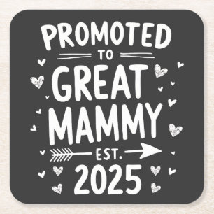 Hij werd gepromoveerd tot Great Mammy East. moeder Kartonnen Onderzetters
