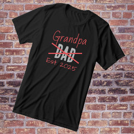 Hij werd gepromoveerd tot grootvader Oost. Opa ont Tri-Blend Shirt