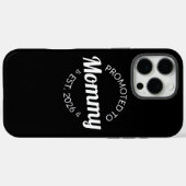 Hij werd gepromoveerd tot Mama Est. 2026 I Case-Mate iPhone Case (Achterkant (horizontaal))