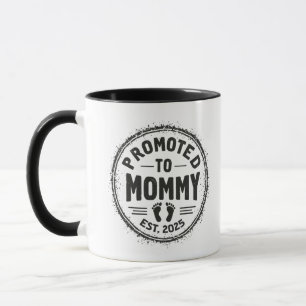 Hij werd gepromoveerd tot Mama Est. Zwangerschapsa Mok