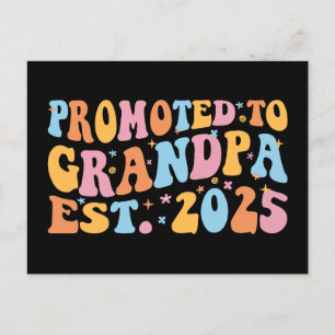 Hij werd gepromoveerd tot opa Est. 2025 III Briefkaart
