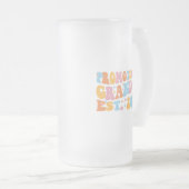 Hij werd gepromoveerd tot opa Est. 2025 III Matglas Bierpul (Voorkant rechts)