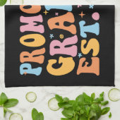 Hij werd gepromoveerd tot opa Est. 2025 III Theedoek (Gevouwen)