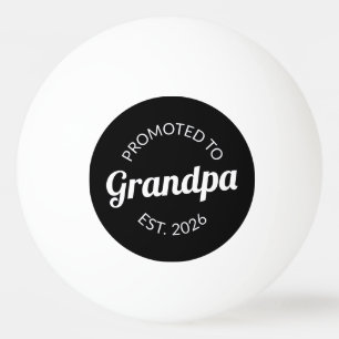 Hij werd gepromoveerd tot opa Est. 2026 I Pingpongbal