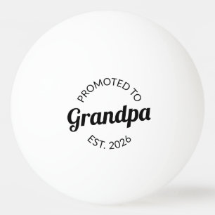 Hij werd gepromoveerd tot opa Est. 2026 I Pingpongbal