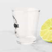 Hij werd gepromoveerd tot opa Est. 2026 I Shot Glas (Rechts)