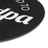 Hij werd gepromoveerd tot opa Est. 2026 I Snijplank (Hoek)