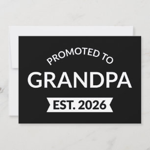 Hij werd gepromoveerd tot opa Est. 2026 II