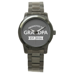 Hij werd gepromoveerd tot opa Est. 2026 II Horloge