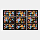 Hij werd gepromoveerd tot Uncle Est. 2025 III Labels (Vel)