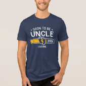 Hij werd gepromoveerd tot Uncle Test. Aankondiging Tri-Blend Shirt (Voorkant)