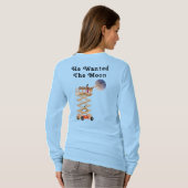 Hij wilde het Maan T-shirt (Achterkant volledig)